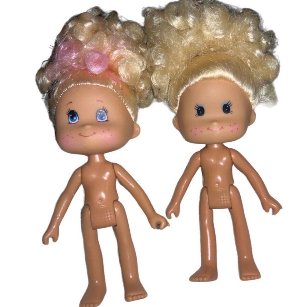 Small 5 Inch Dolls with Freckles Set of 2